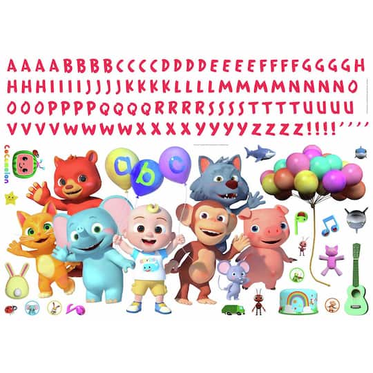 RoomMates Cocomelon Peel & Stick Giant Wall Decals